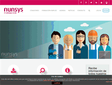Tablet Screenshot of nunsysformacion.com